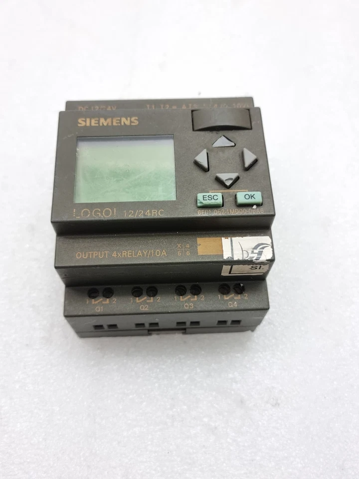 Siemens 6ED1052-1MD00-0BA6 12/24Rc Logo Plc Controller DC 12/24V 6ED10521MD000BA